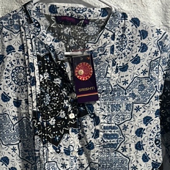 Srishti Pintuck Tunic NWT - Picture 5 of 7